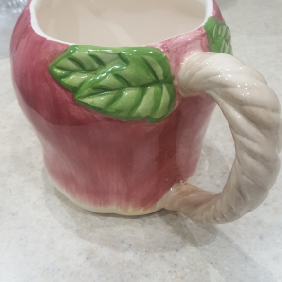 Decorative Ceramic Apple Pitcher - Picture 2 of 4